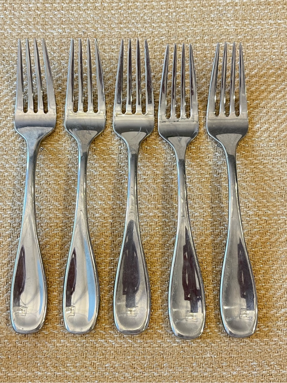 Voss Stainless Salad  Forks (6) by ONEIDA